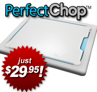 PerfectChop Stay-Clean Cutting Board